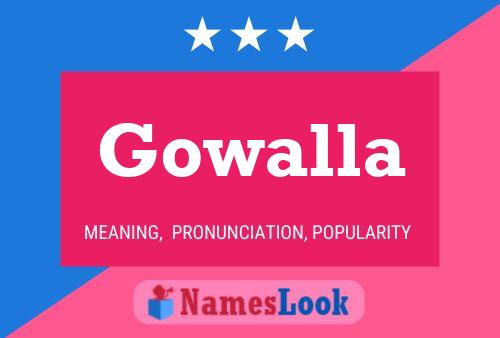 Poster del nome Gowalla