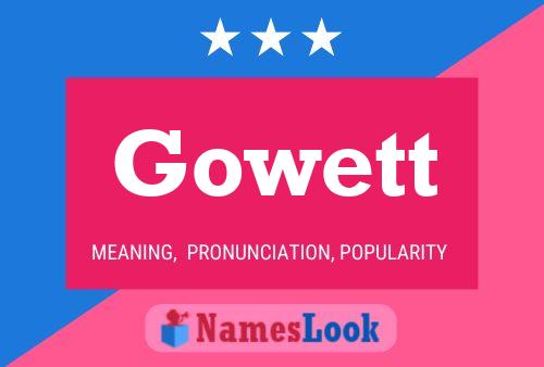 Poster del nome Gowett