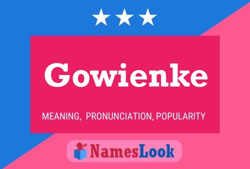 Poster del nome Gowienke