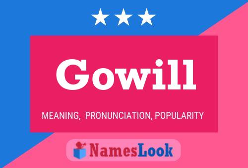 Poster del nome Gowill