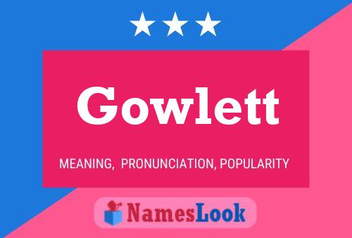 Poster del nome Gowlett