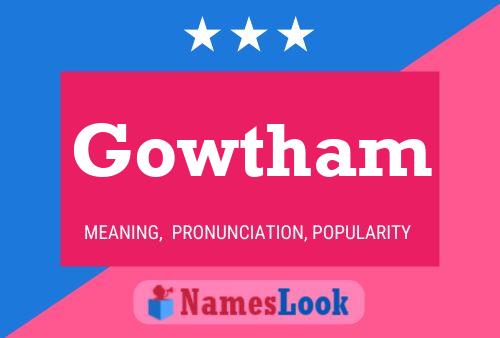 Poster del nome Gowtham