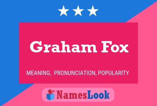 Poster del nome Graham Fox