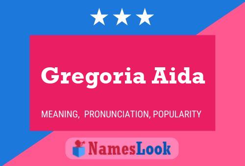 Poster del nome Gregoria Aida