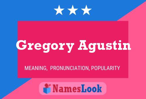 Poster del nome Gregory Agustin