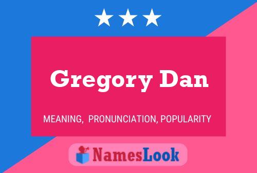 Poster del nome Gregory Dan