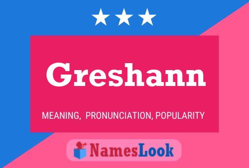 Poster del nome Greshann