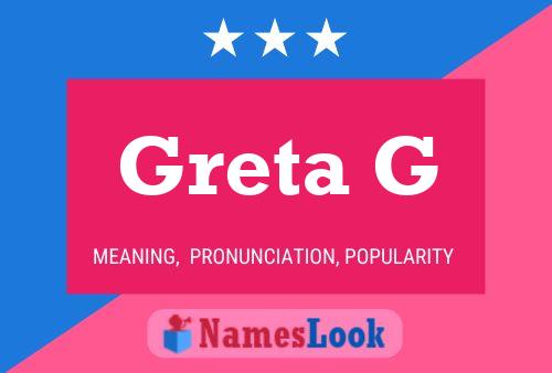 Poster del nome Greta G