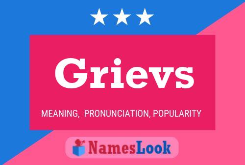 Poster del nome Grievs