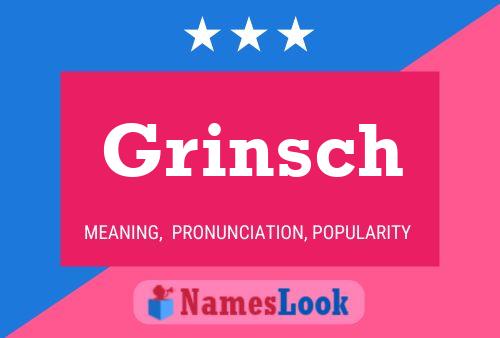 Poster del nome Grinsch