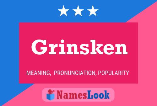 Poster del nome Grinsken