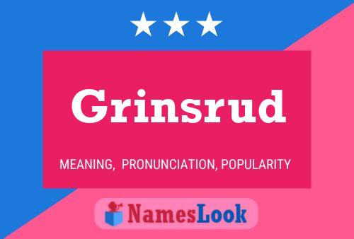 Poster del nome Grinsrud