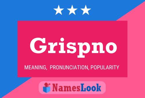 Poster del nome Grispno