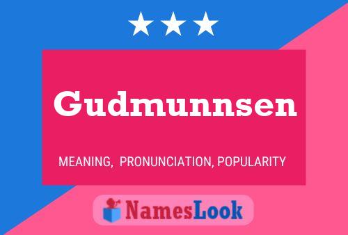 Poster del nome Gudmunnsen