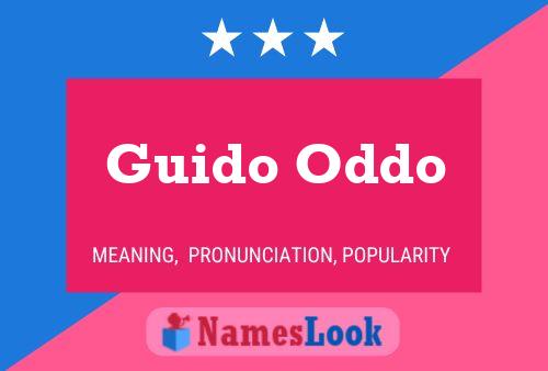 Poster del nome Guido Oddo