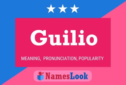 Poster del nome Guilio