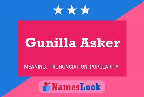 Poster del nome Gunilla Asker