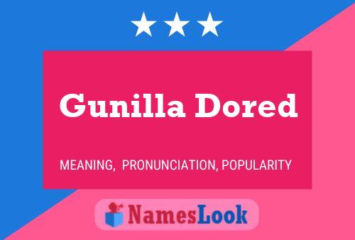 Poster del nome Gunilla Dored