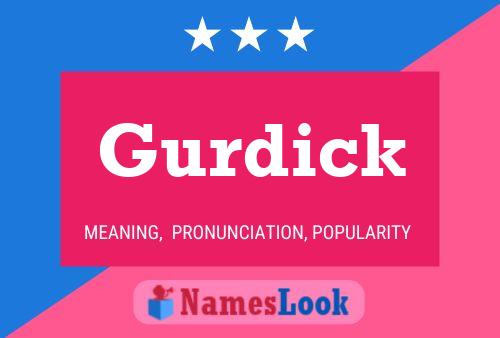 Poster del nome Gurdick