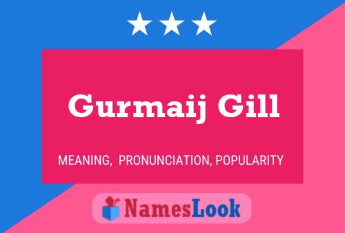 Poster del nome Gurmaij Gill