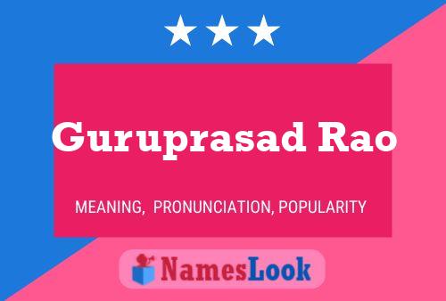 Poster del nome Guruprasad Rao