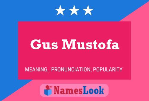 Poster del nome Gus Mustofa