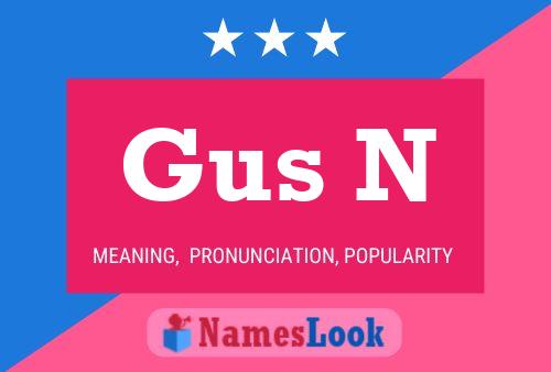 Poster del nome Gus N