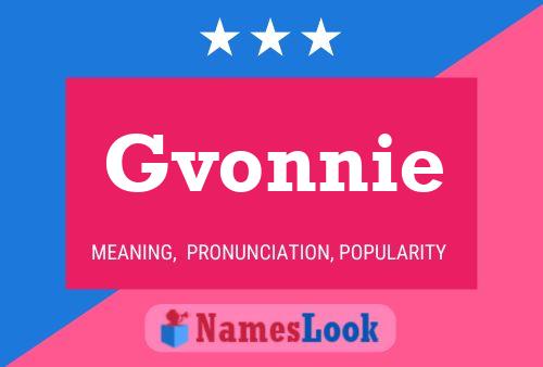 Poster del nome Gvonnie