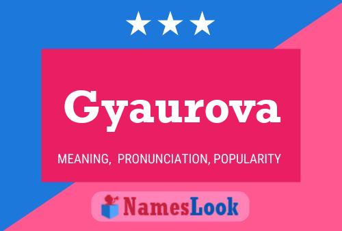 Poster del nome Gyaurova