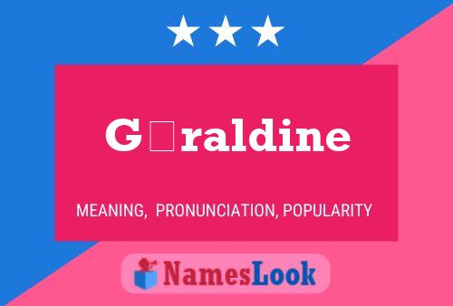 Poster del nome Géraldine