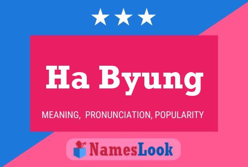 Poster del nome Ha Byung