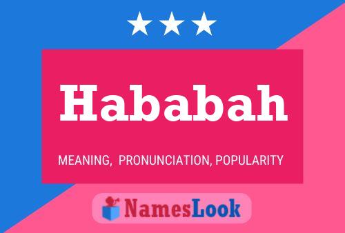 Poster del nome Hababah