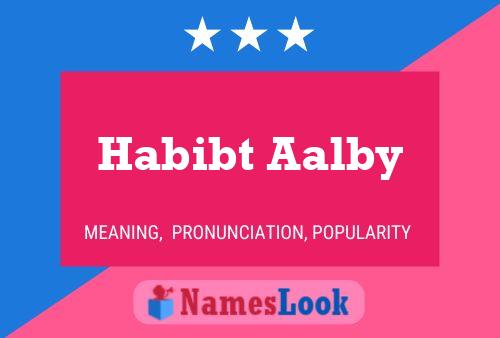 Poster del nome Habibt Aalby