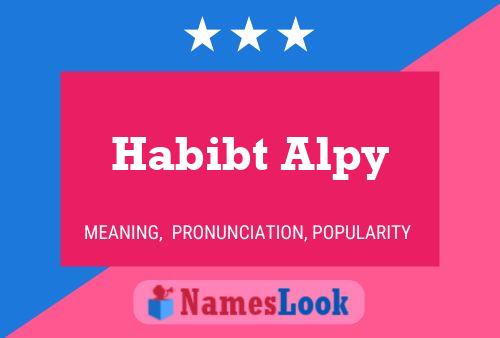 Poster del nome Habibt Alpy