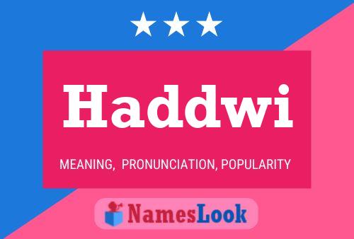 Poster del nome Haddwi