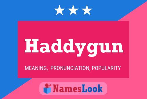 Poster del nome Haddygun