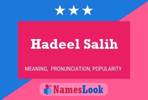 Poster del nome Hadeel Salih