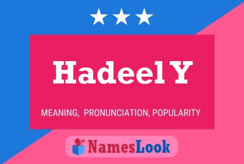 Poster del nome Hadeel Y