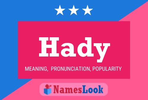 Poster del nome Hady