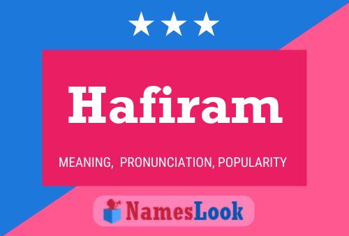 Poster del nome Hafiram