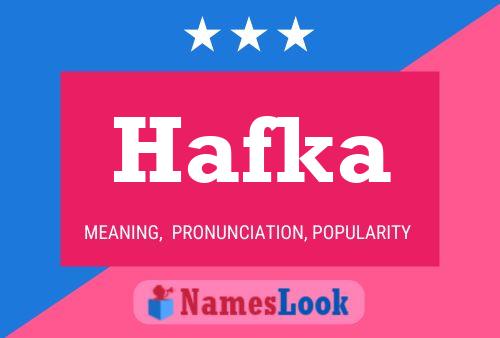 Poster del nome Hafka