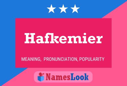 Poster del nome Hafkemier