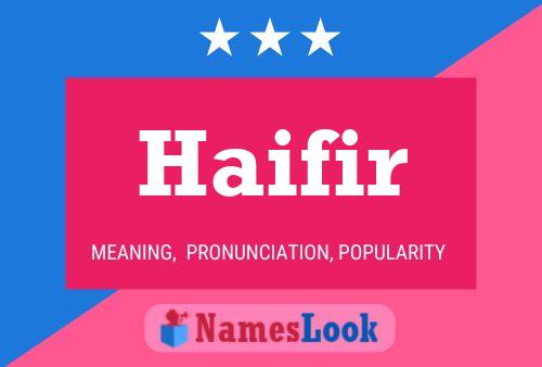 Poster del nome Haifir