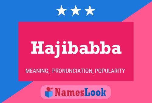 Poster del nome Hajibabba