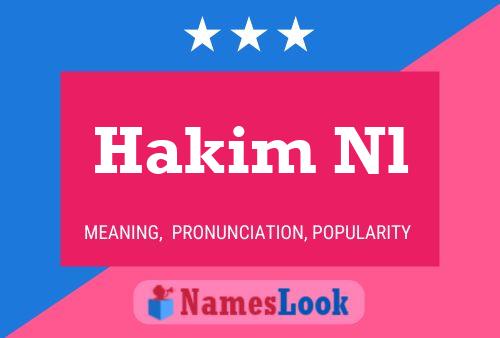 Poster del nome Hakim Nl