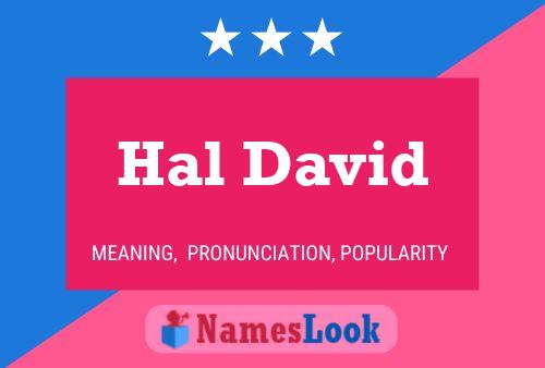 Poster del nome Hal David