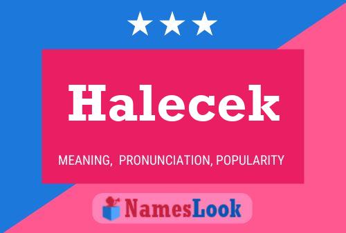 Poster del nome Halecek