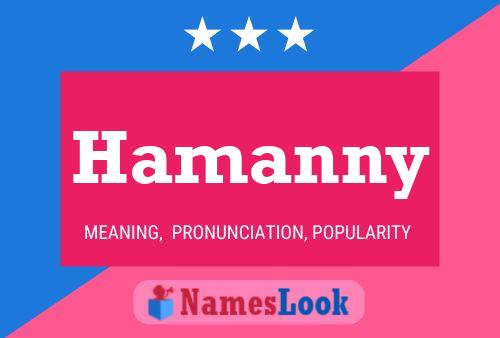 Poster del nome Hamanny