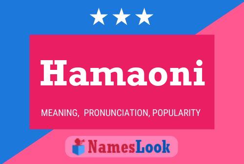 Poster del nome Hamaoni