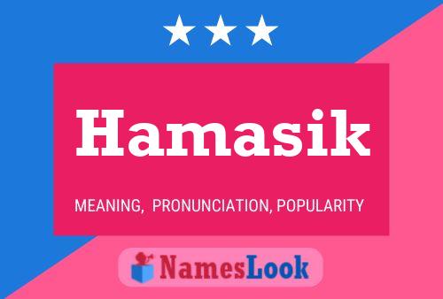 Poster del nome Hamasik